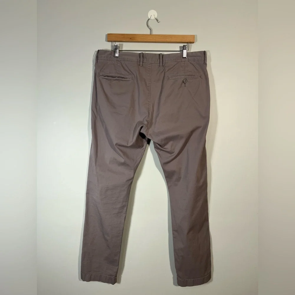 J. Crew Stretch 484 Men's Classic Grey Chino Pants W34 L30
